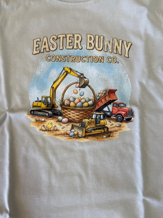 Gray Performance Easter Construction T-Shirt