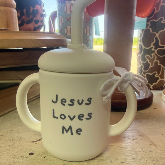 "Jesus Loves Me" Sippy Cup