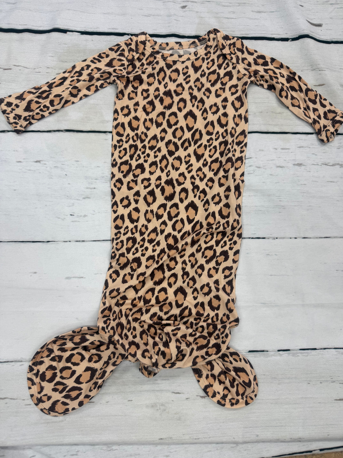Leopard Knotted Gown