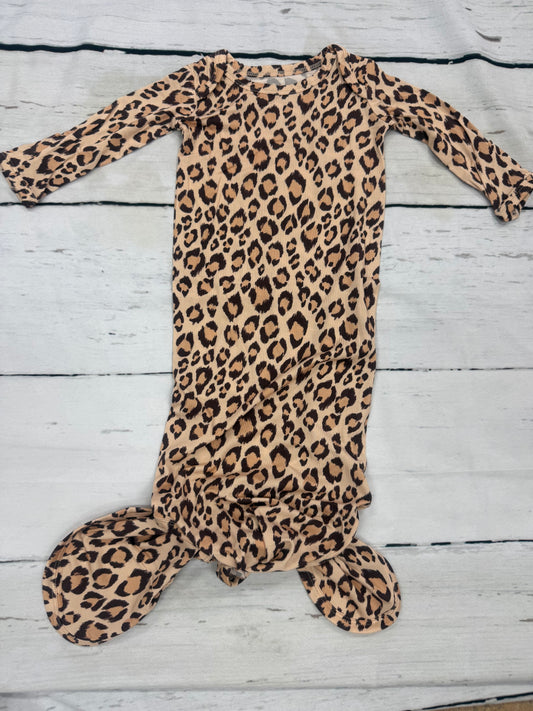 Leopard Knotted Gown