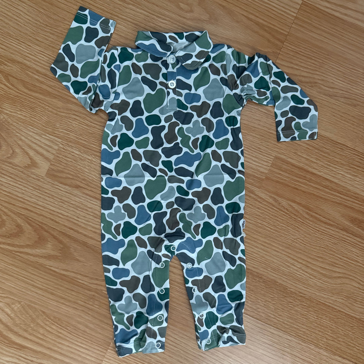 Camo Polo Romper
