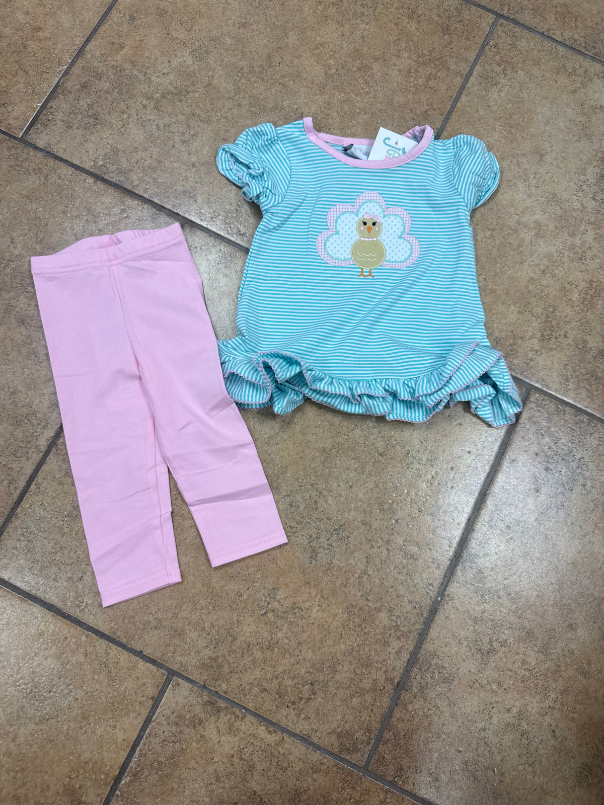 Give Thanks Ruffle Pants Set
