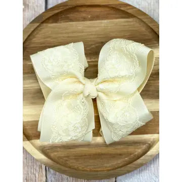 Chantilly Lace Hair Bow
