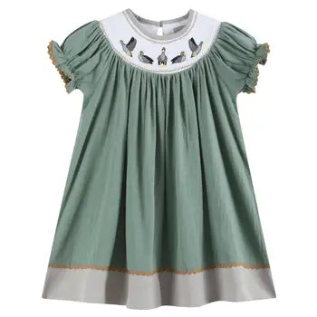 Mallard Smocked Bishop Dress