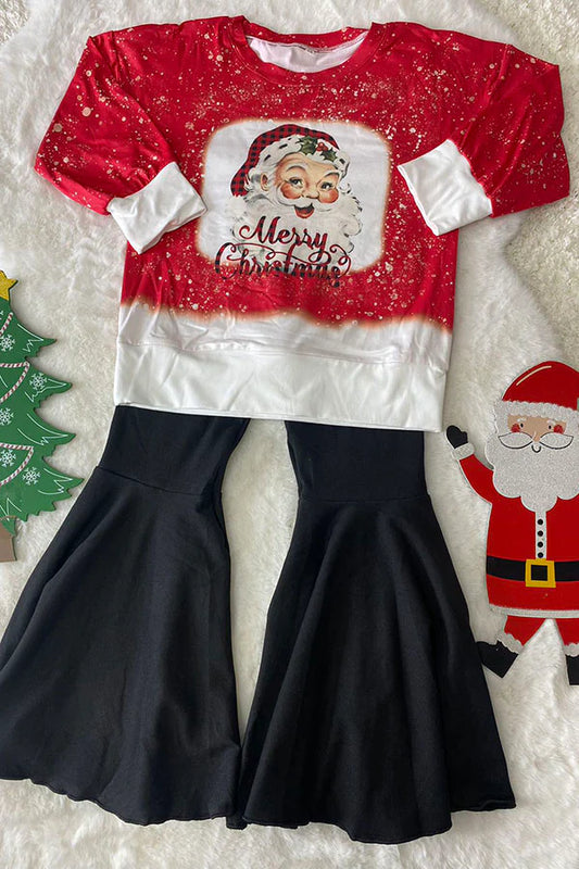 Merry Christmas pullover sweat shirt black pant