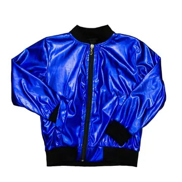 Royal Blue Metallic Jacket