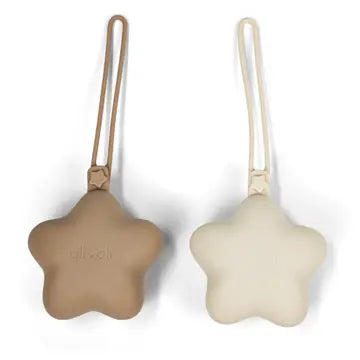 Silicone Pacifier Case 2-pack Star