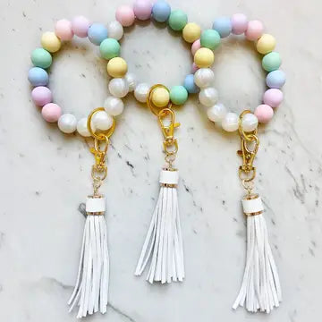 Pastel Wristband Keychain