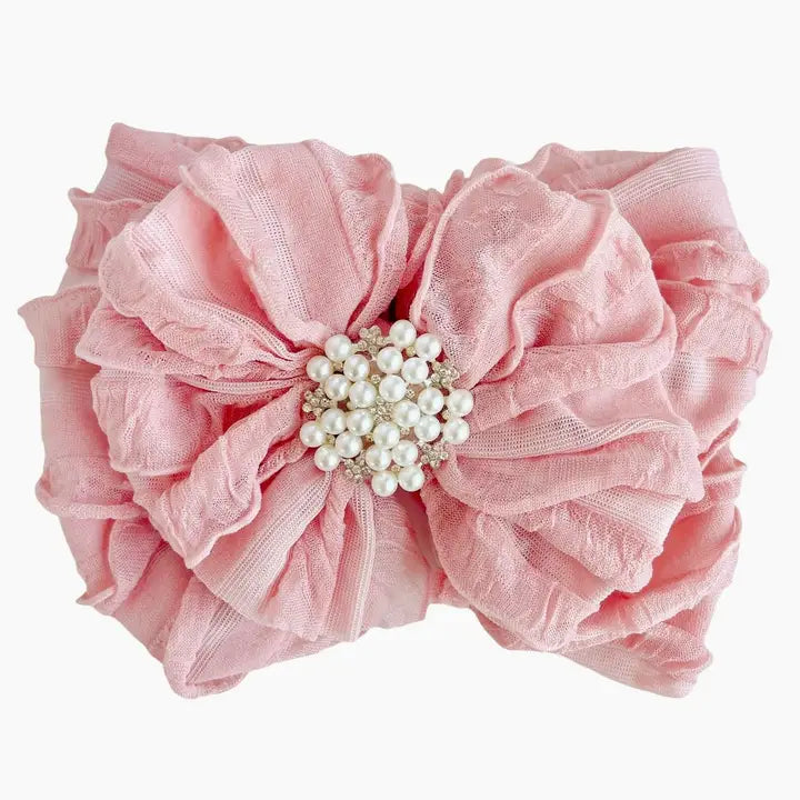 Pearl Ruffled Headband