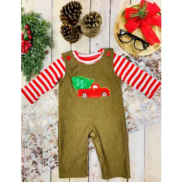 Picking Up Christmas Tree Romper
