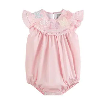 Pink Butterflies Romper