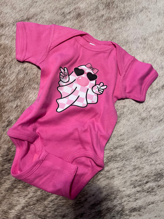 Pink Ghost Onesie