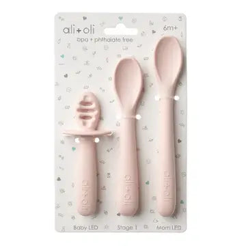 Multi Stage Spoon Set For Baby (Pink)