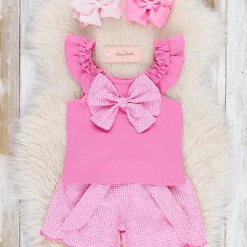 Pink Pretty in Bow Set