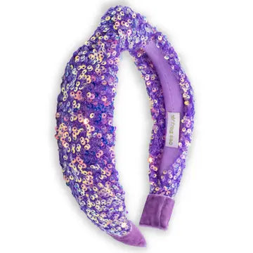 Purple Knotted Headband
