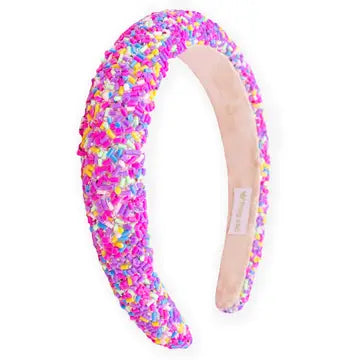 Purple Sprinkles Headband