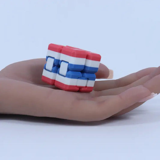 Red-White-Blue Cube