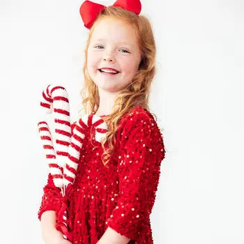 Red Sequin Dress