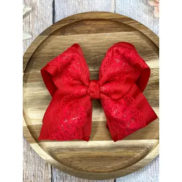 Chantilly Lace Hair Bow
