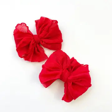 Ruffled Clip Set