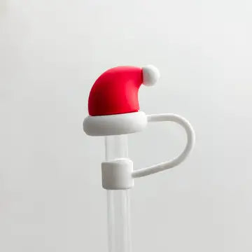 Santa Hat Straw Cover