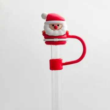 Santa Straw Cover