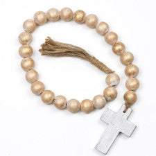 St. Michael Prayer Beads Gold/silver