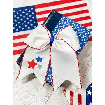 Stars Cheer Bow