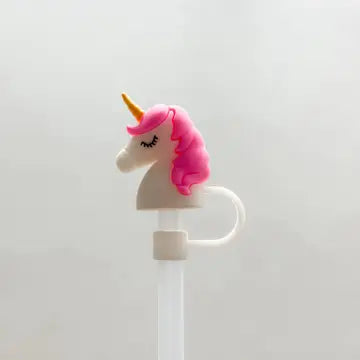 Unicorn Straw Cover