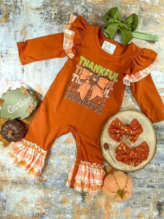 Thankful Bow Romper