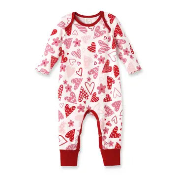 Girl's Valentine's Day Hearts Bamboo PJ