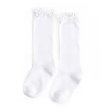 White Knee High Socks