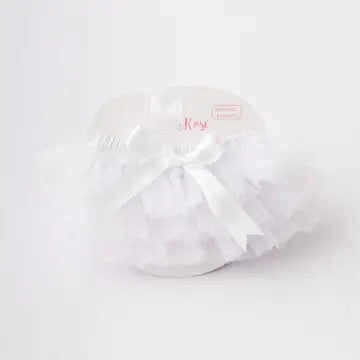 White Ruffle Tutu Bloomer