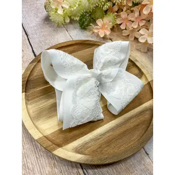 Chantilly Lace Hair Bow