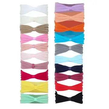 Wide Nylon Headband - Add A Bow