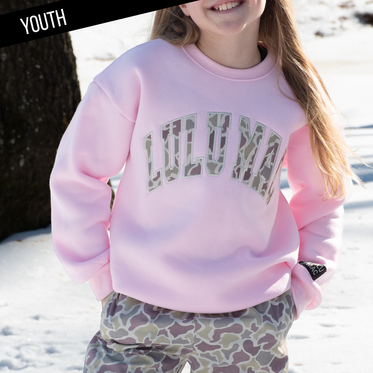 LuLu Mac CAMO/LIGHT PINK