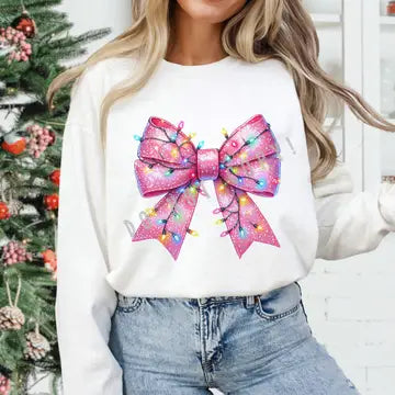 Christmas Bow Sweatshirt