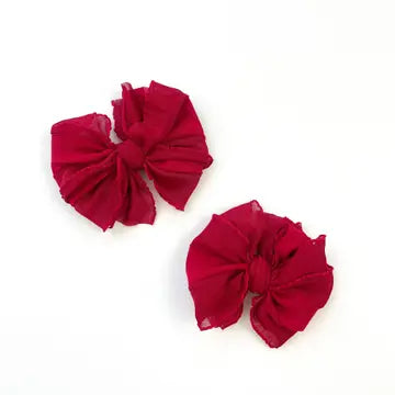 Ruffled Clip Set