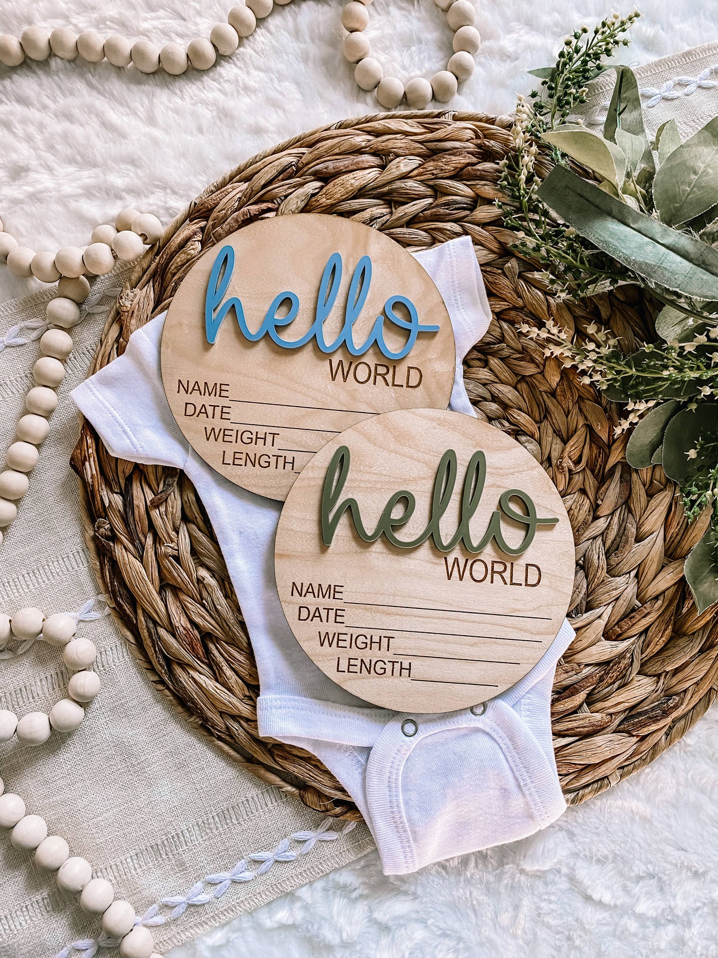 Hello World Birth Announcement